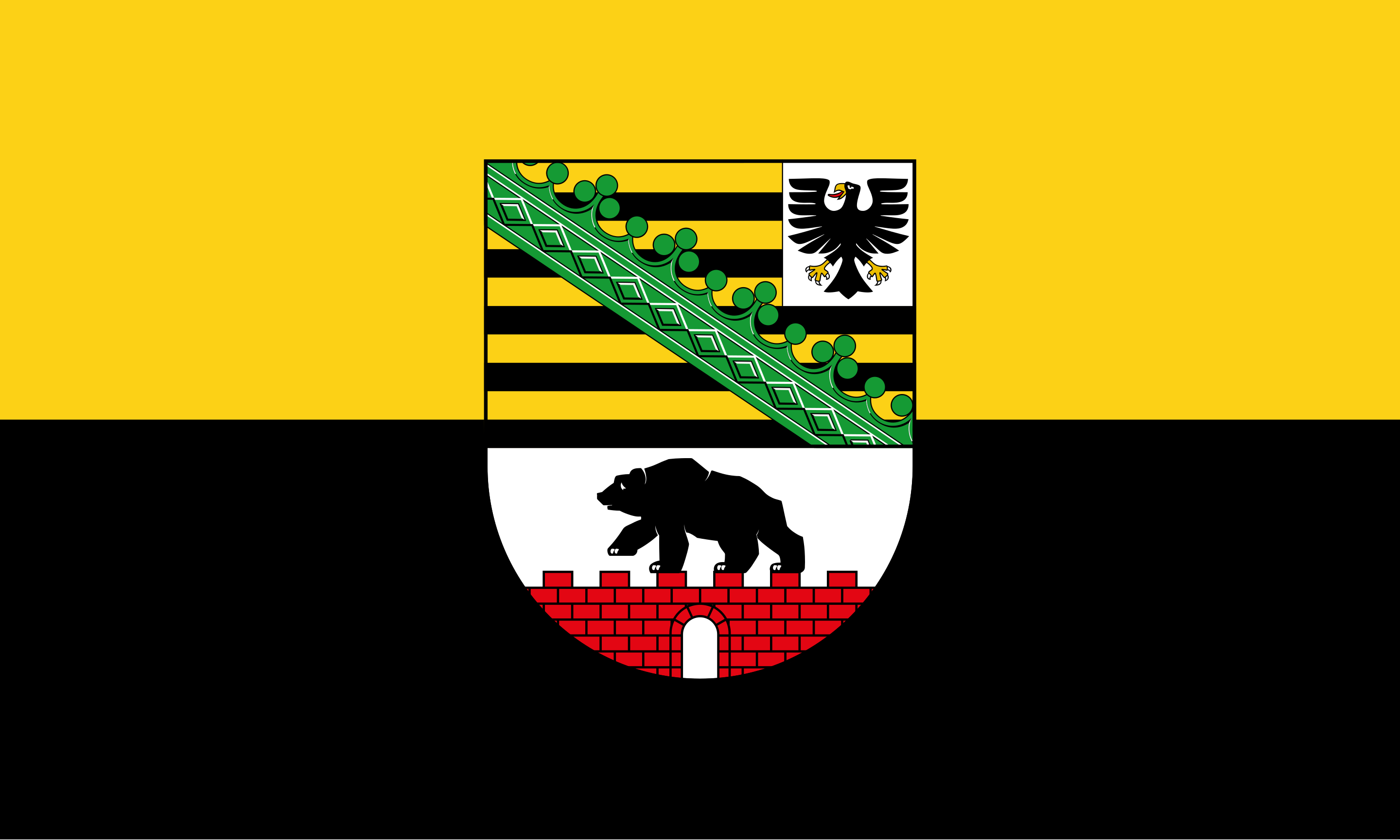 Flagge Sachsen-Anhalt