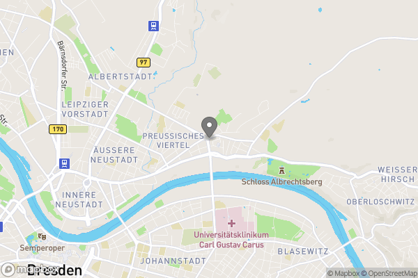 Karte von Kaffeerösterei Loos - Filiale Dresden