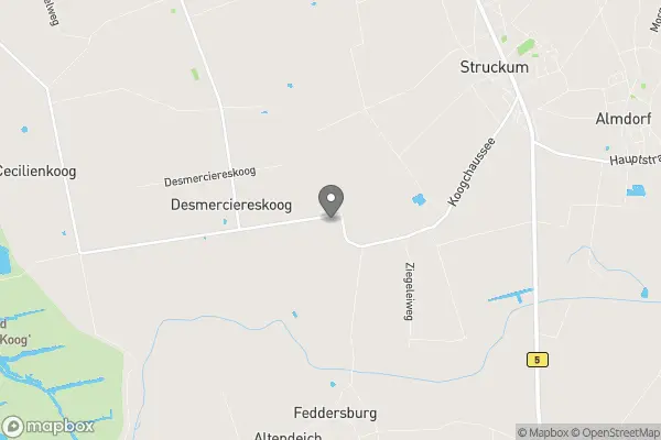 Map of Kaffeerösterei Nordfriesland