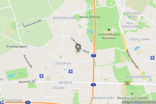 Standort von KÖLNER KAFFEE Rösterei Lövenich