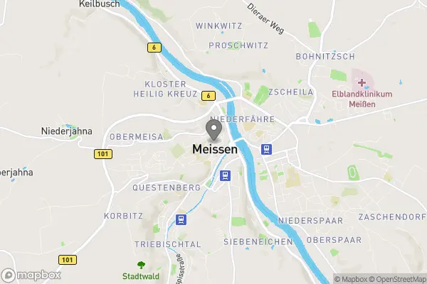 Map of Kaffeeklappe Meißen