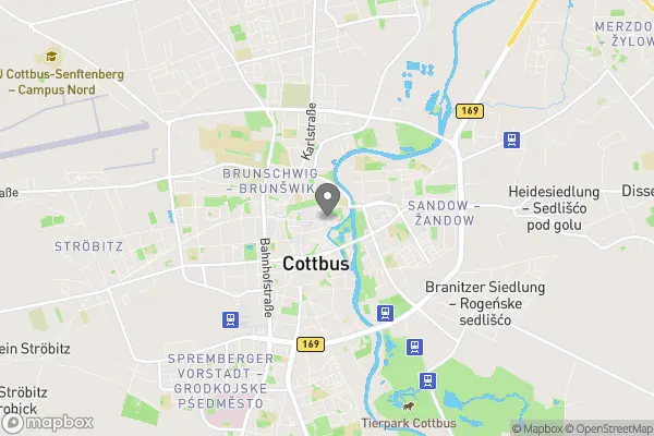 Map of Cottbusser Kaffeerösterei