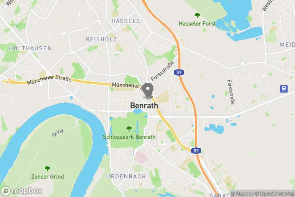 Map of Röstzeit Benrath