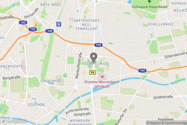 Karte von Kaffeekirsche Roastery Tempelhofer Damm