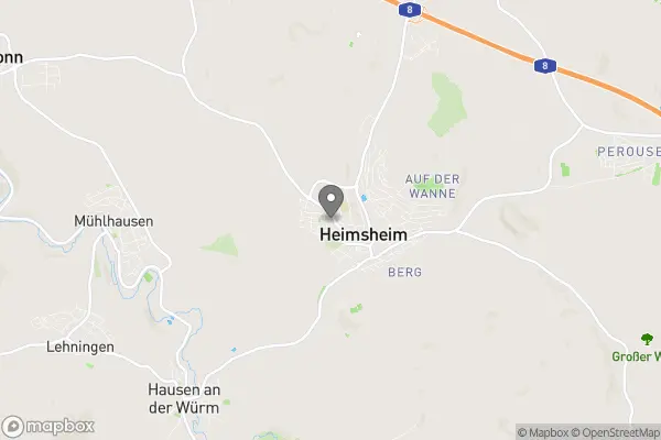 Map of Röstpunkt  Heimsheim