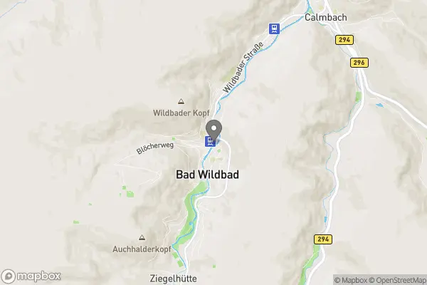 Map of Kaffee-Manufaktur Bad Wildbad