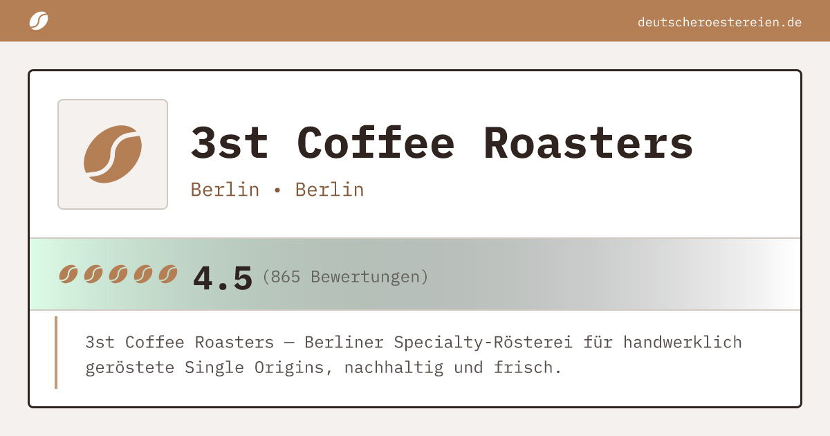 Logo of 3st Coffee Roasters