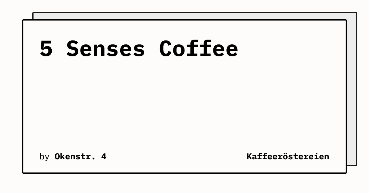 Bild von 5 Senses Coffee