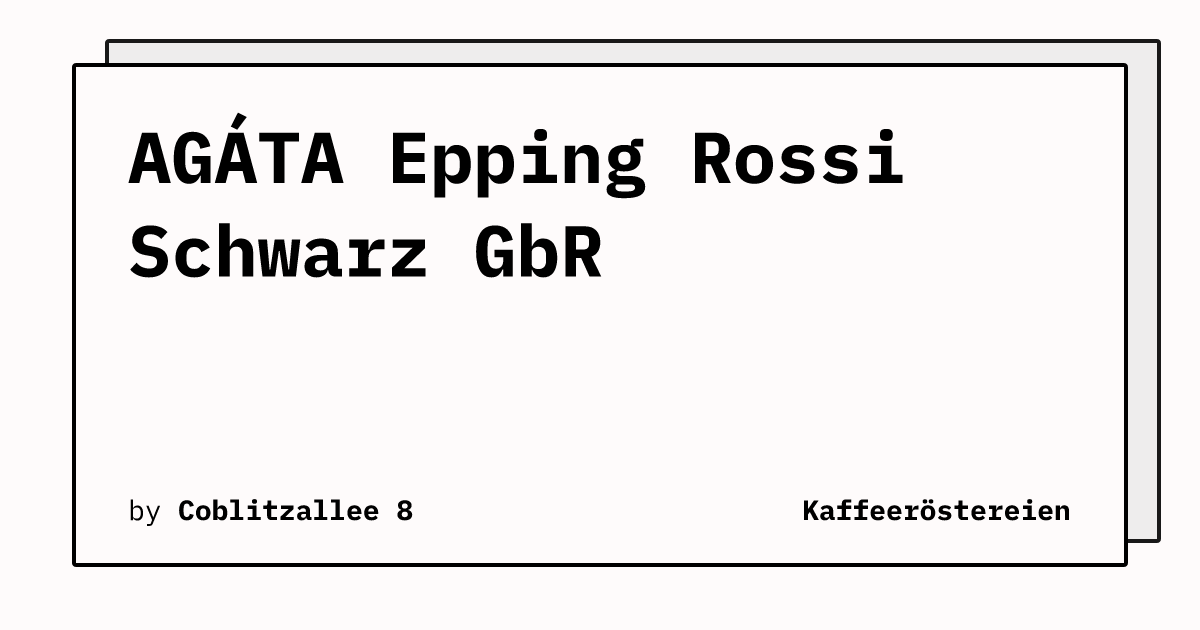 Bild von AGÁTA Epping Rossi Schwarz GbR