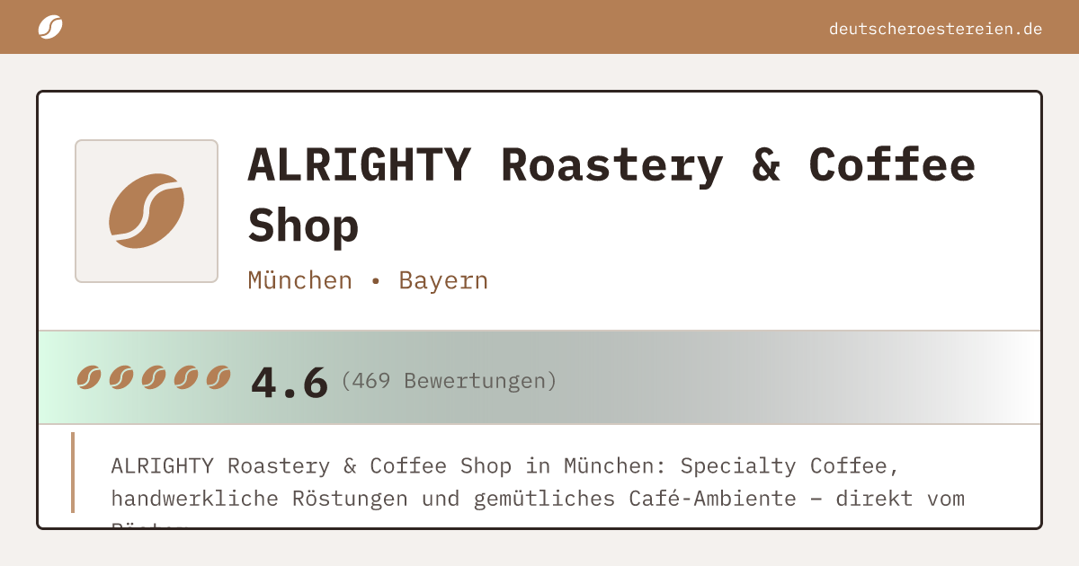 Logo of ALRIGHTY Roastery & Coffee Shop