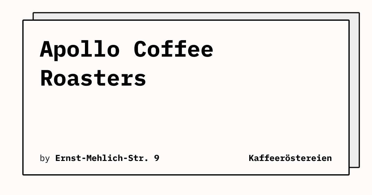 Bild von Apollo Coffee Roasters