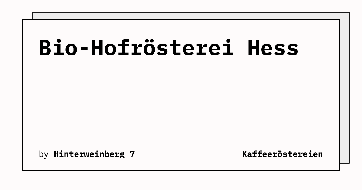 Bild von Bio-Hofrösterei Hess