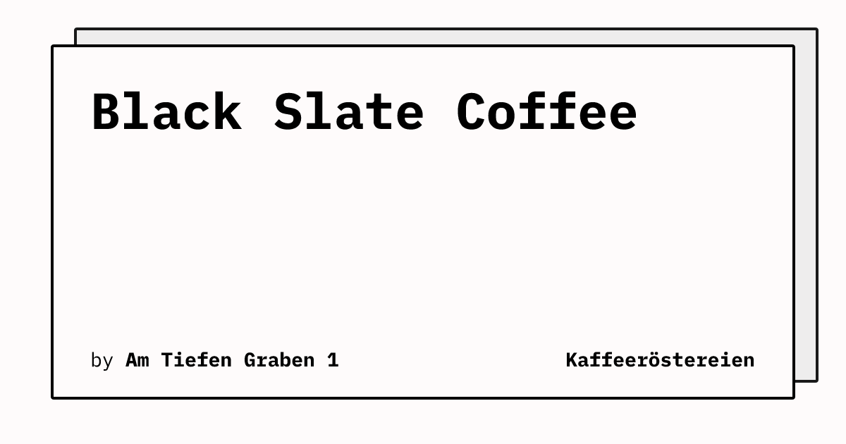 Bild von Black Slate Coffee