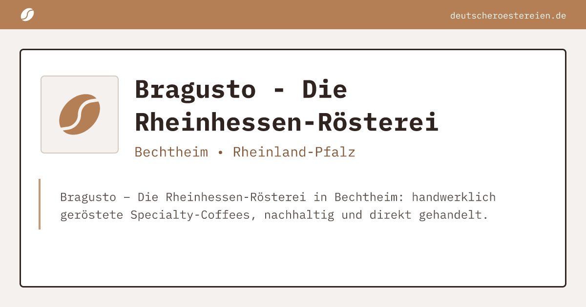 Bild von Bragusto - Die Rheinhessen-Rösterei