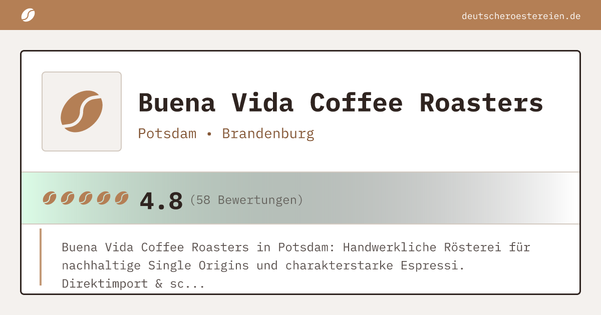 Logo of Buena Vida Coffee Roasters