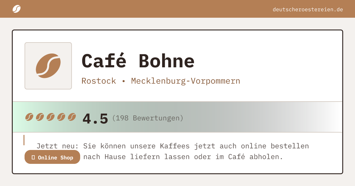Bild von Café Bohne