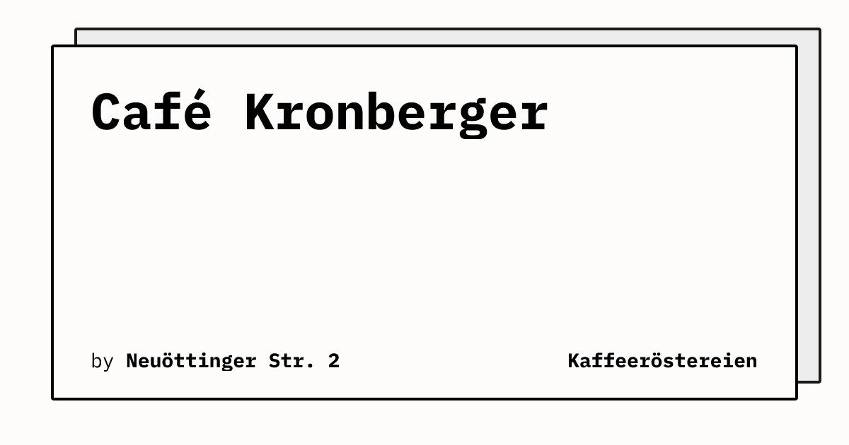 Bild von Café Kronberger