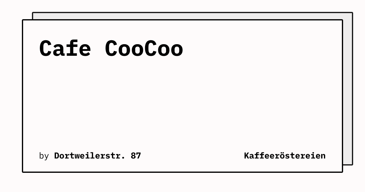 Bild von Cafe CooCoo