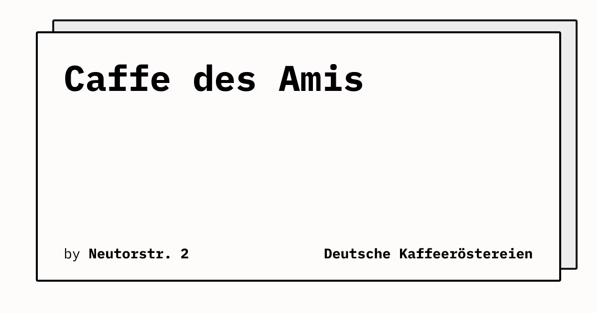 Bild von Caffe des Amis