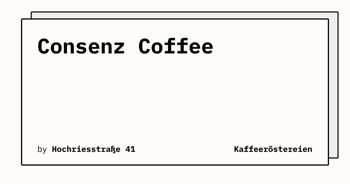 Bild von Consenz Coffee