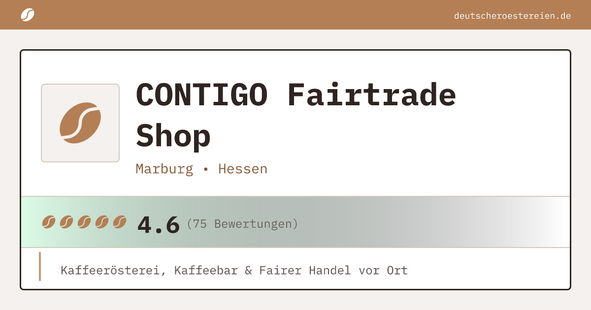 Logo of CONTIGO Fairtrade Shop