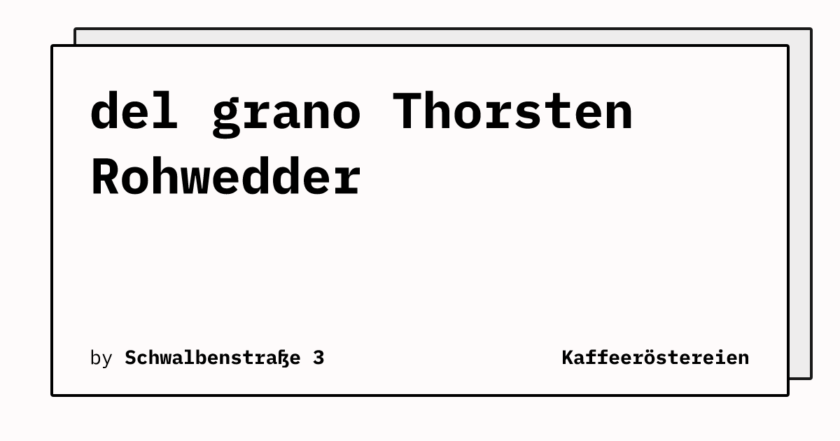 Bild von del grano  Thorsten Rohwedder