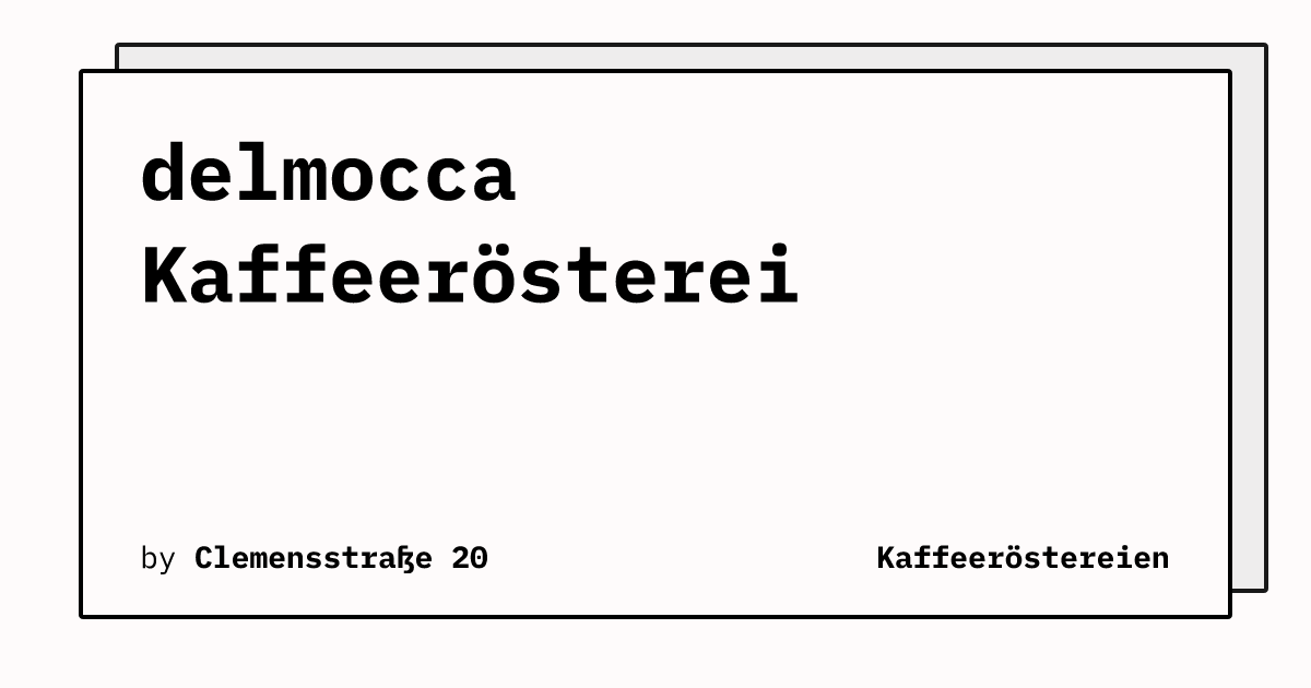 Bild von delmocca Kaffeerösterei