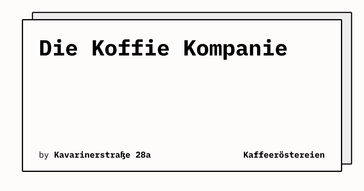 Bild von Die Koffie Kompanie