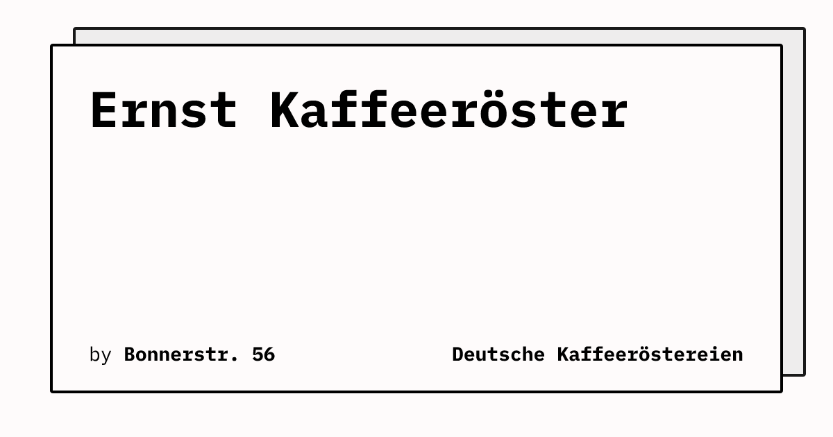 Bild von Ernst Kaffeeröster