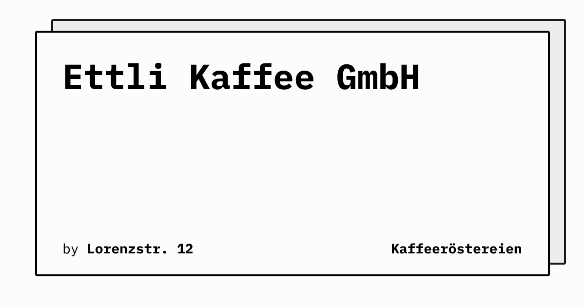 Bild von Ettli Kaffee GmbH