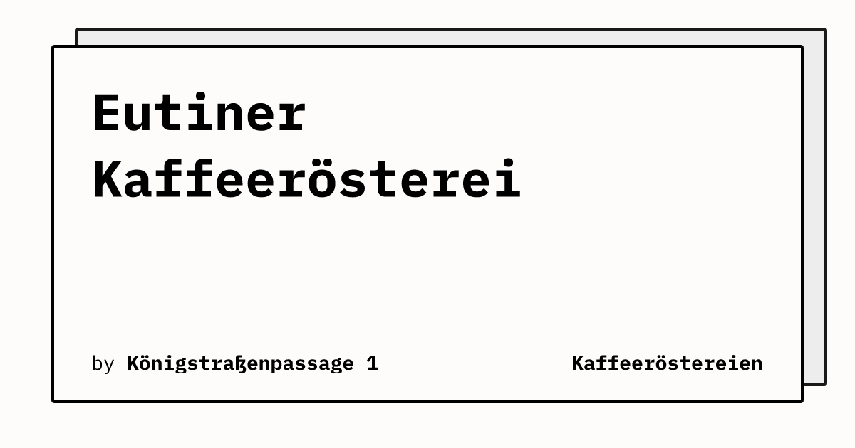 Bild von Eutiner Kaffeerösterei