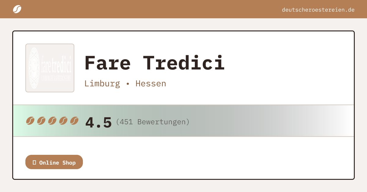 Bild von Fare Tredici