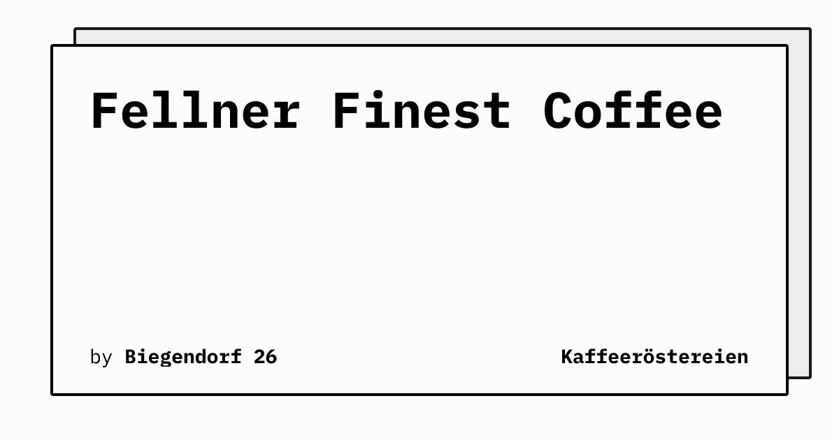 Bild von Fellner Finest Coffee