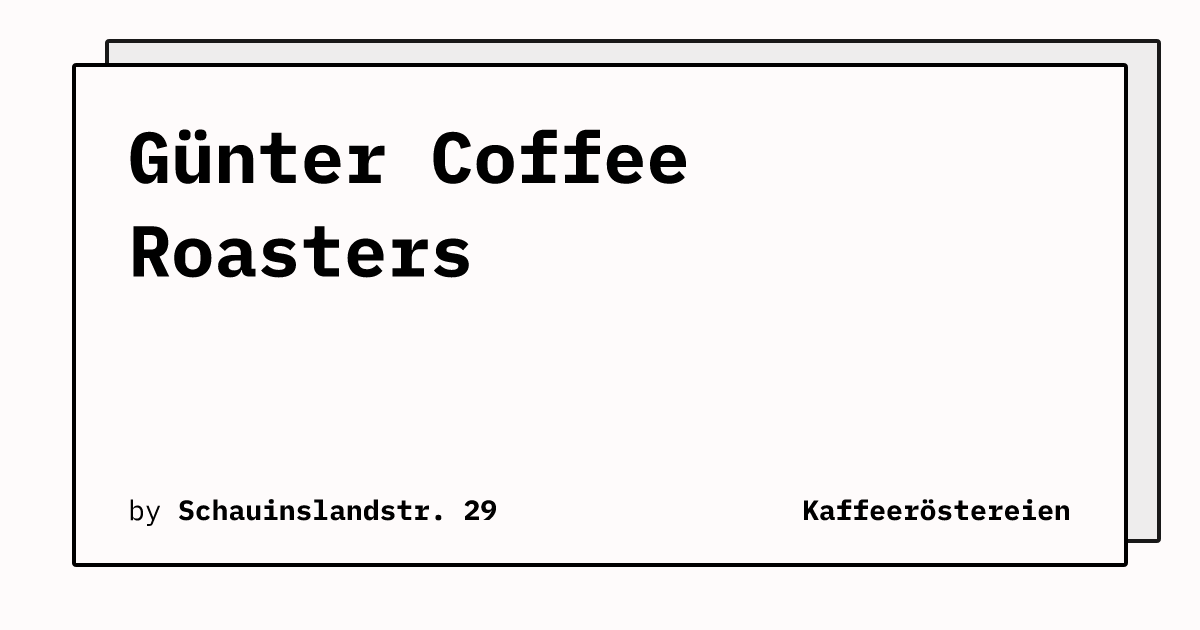 Bild von Günter Coffee Roasters