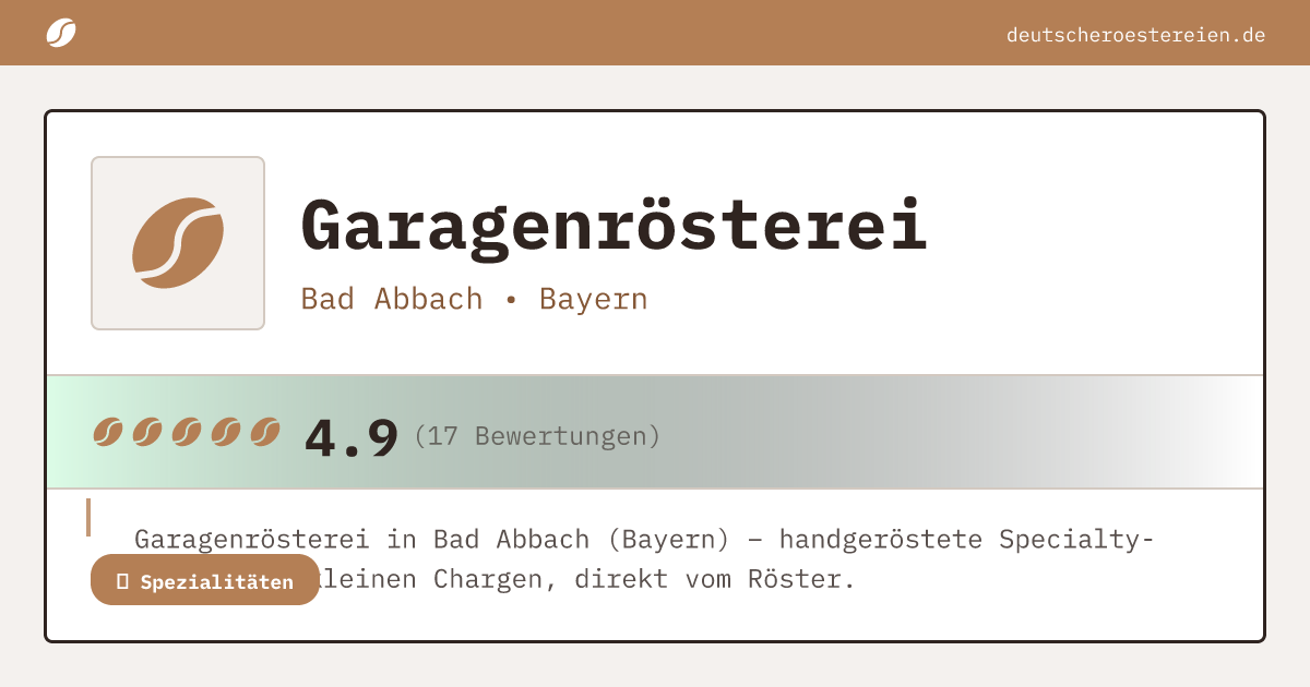 Bild von Garagenrösterei
