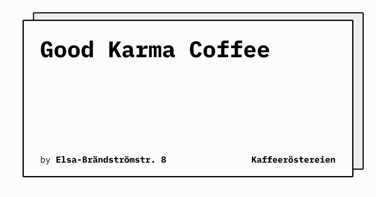 Bild von Good Karma Coffee