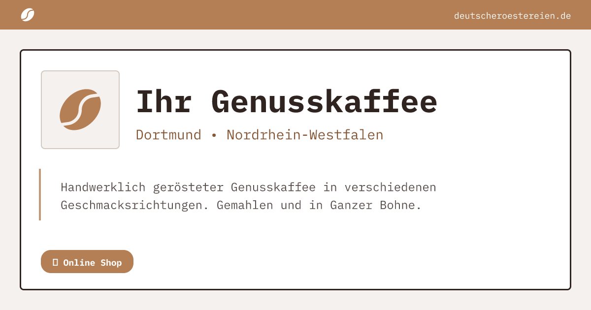 Bild von Ihr Genusskaffee