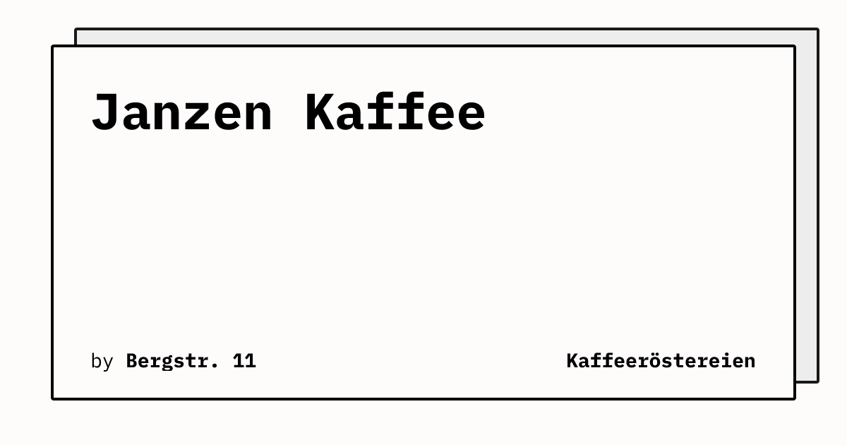 Bild von Janzen Kaffee