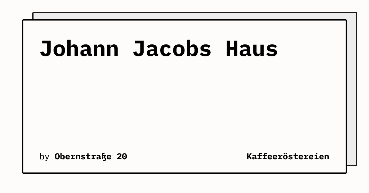 Bild von Johann Jacobs Haus 