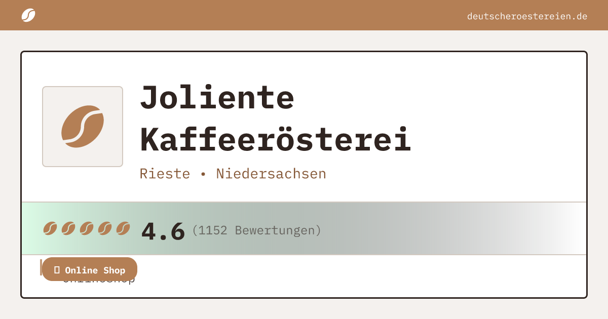 Bild von Joliente Kaffeerösterei