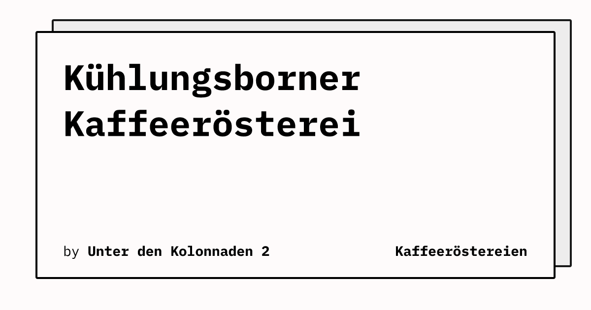 Bild von Kühlungsborner Kaffeerösterei