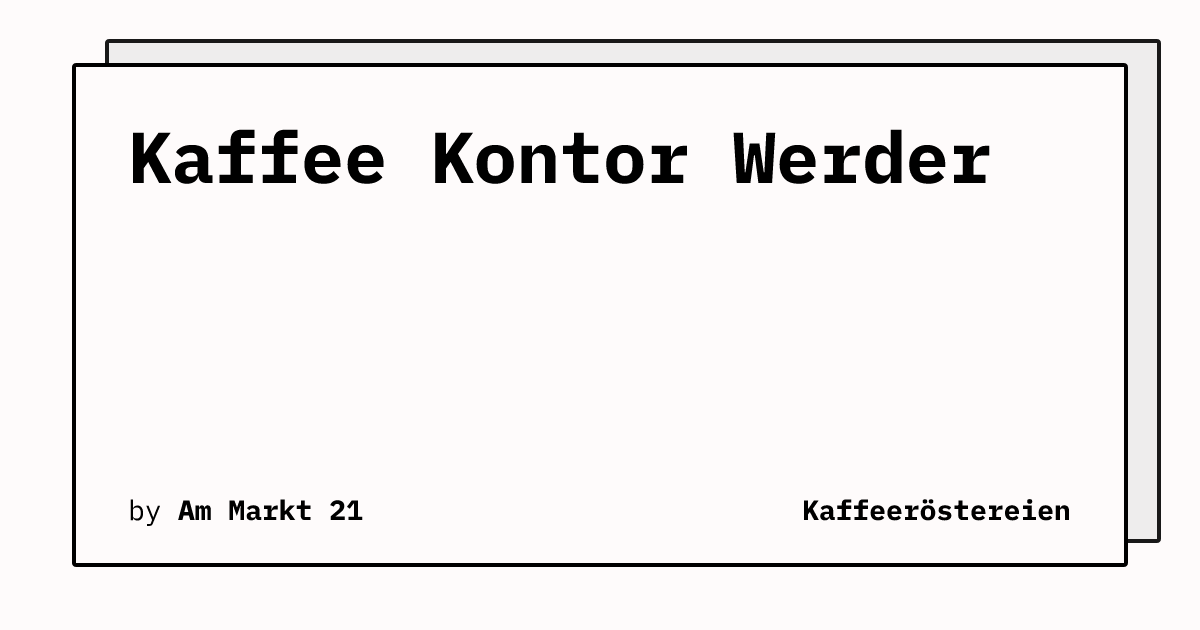 Bild von Kaffee Kontor Werder