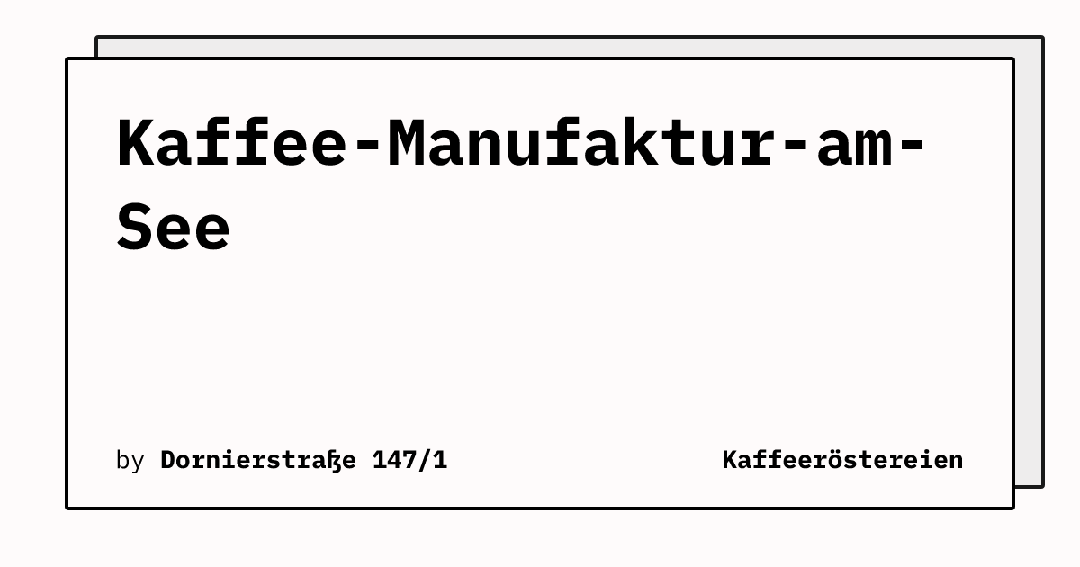 Bild von Kaffee-Manufaktur-am-See 