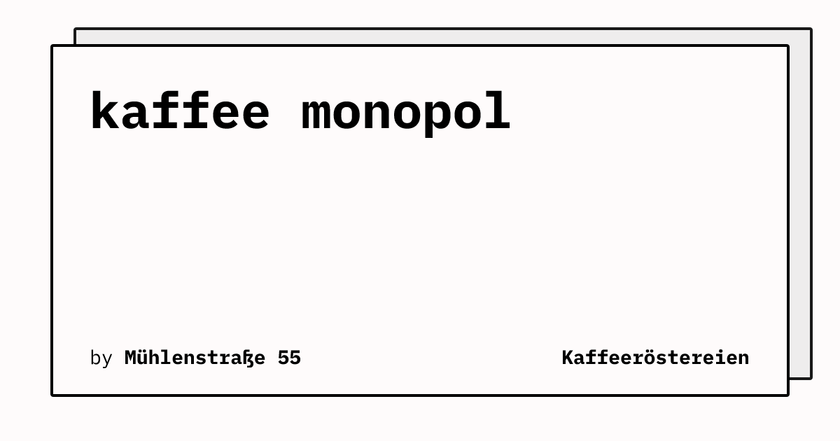 Bild von kaffee monopol