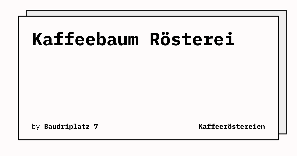 Bild von Kaffeebaum Rösterei