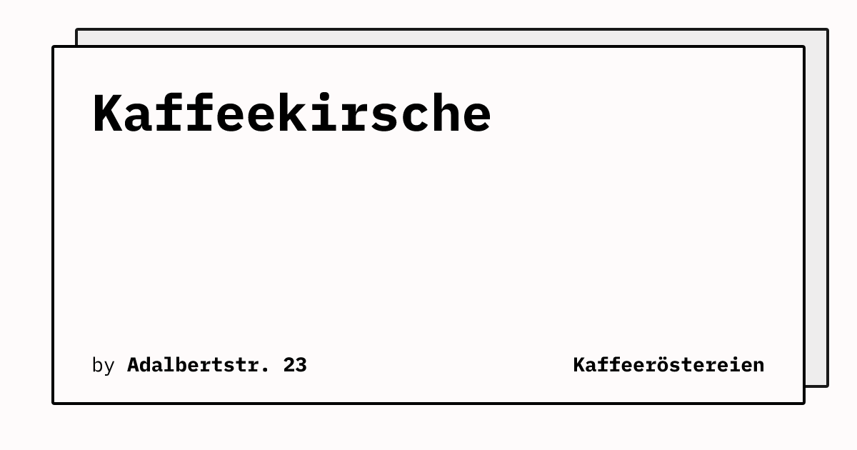 Bild von Kaffeekirsche