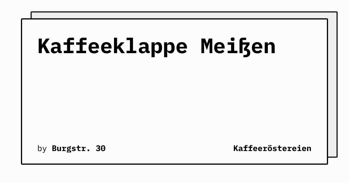 Bild von Kaffeeklappe Meißen