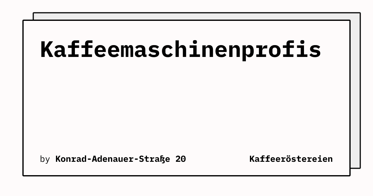 Bild von Kaffeemaschinenprofis