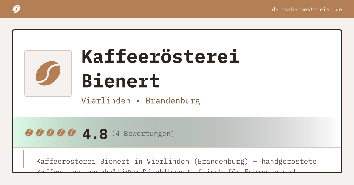 Bild von Kaffeerösterei Bienert