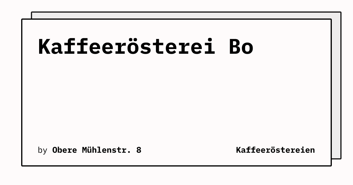 Bild von Kaffeerösterei Bo